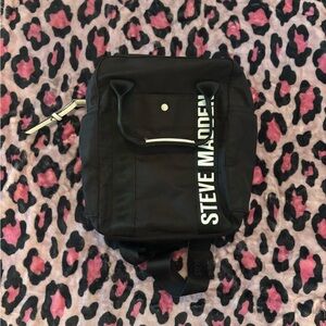 Steve Madden Black Backpack for Men